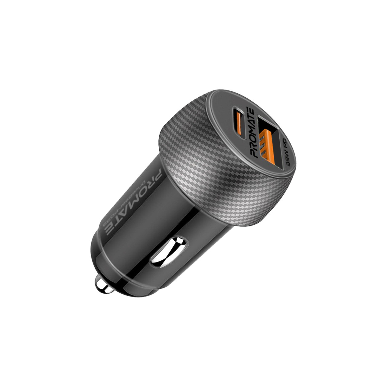 Автомобільний зарядний пристрій Promate DriveGear-PD33 USB-C, USB-A Black (drivegear-pd33), фото 1