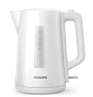 Електрочайник Philips Series 3000, 1.5л, пластик, білий