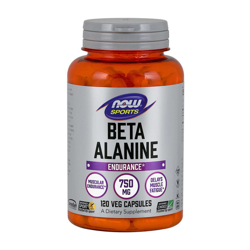 Амінокислоти NOW Foods Beta-Alanine 750 mg 120caps