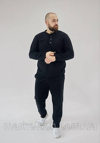 Піжама чоловіча флісова домашній теплий костюм.р.XL,2XL,3XL,4XL, фото 1