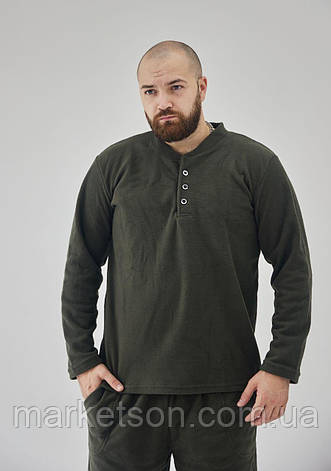 Піжама чоловіча флісова домашній теплий костюм.р.XL,2XL,3XL,4XL, фото 1