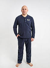 Піжама чоловіча флісова домашній теплий костюм.р.XL,2XL,3XL,4XL, фото 4