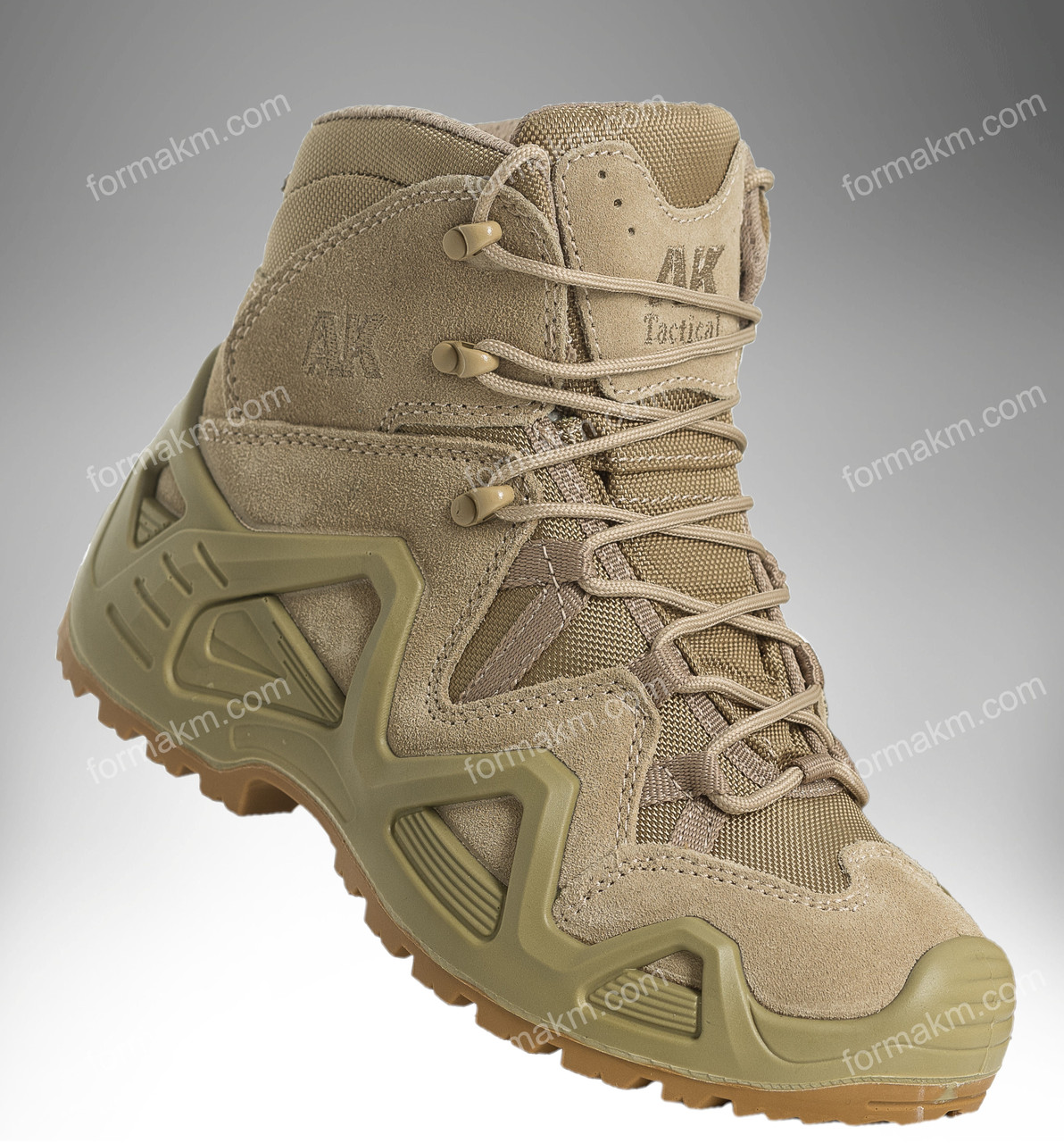 Напівчеревики тактичні всесезонні / тактичне взуття на мембрані AK GTX Mid (coyote)