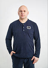 Піжама чоловіча флісова домашній теплий костюм.р.XL,2XL,3XL,4XL, фото 3