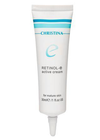Оновлювальний і омолоджувальний активний крем для всіх типів шкіри обличчя 30 мл Retinol E Active Cream