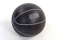 Медбол EasyFit RB 5 кг (медицинский мяч-слэмбол без отскока) лучшая цена с быстрой доставкой по Украине