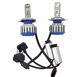 Комплект автомобільних LED ламп T1 H4 Turbo 50W