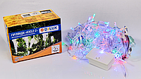 Гирлянда внешняя DELUX ICICLE С, 100 LED, 3.2x0.7m, мульт/прозрачный, IP20