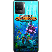 Силіконовий чохол бампер для Oppo Reno 5 Lite з малюнком Майнкрафт Minecraft