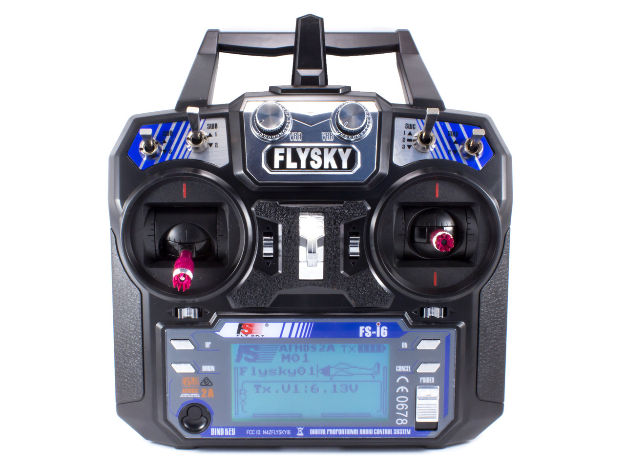 FPV Радіокерування FlySky FS-I6 6Ch (з приймачем FS-IA6B з телеметрією)