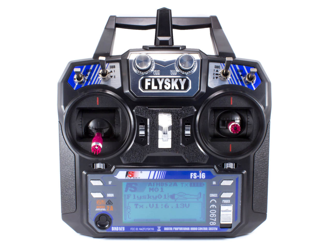 Радіокерування FlySky FS-I6 6Ch (з приймачем FS-IA6B з телеметрією)