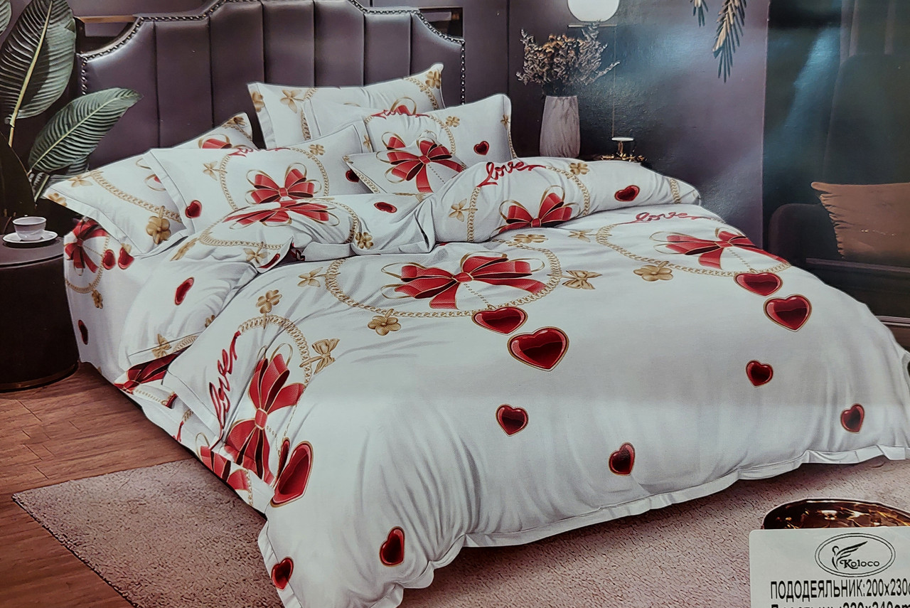 Постільна білизна Koloco Flanel у сумочці Євро розмір