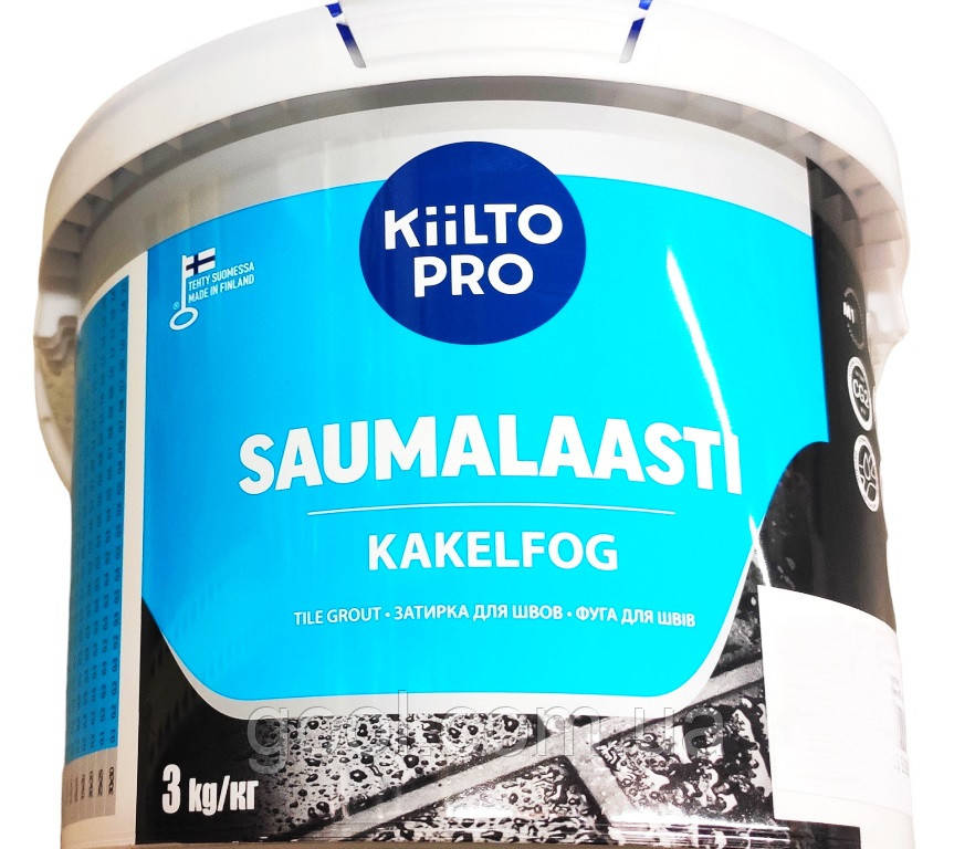 Затирка для швів плитки Kiilto Pro Saumalaasti колір світло-коричневий № 31 відро 3 кг.