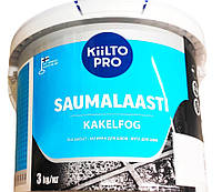 Затирка для швов плитки Kiilto Pro Saumalaasti цвет пудровый № 82 ведро 3 кг.
