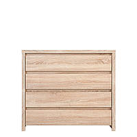 Комод KOM 4S Каспіан (BRW/БРВ Україна) дуб сонома