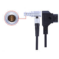Кабель живлення D-Tap — LEMO 4 pin для CANON C200/C300 MKII (вуглова головка) (код CC08)
