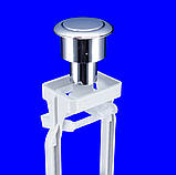 Зливний механізм для бачка унітаза однокнопковий, фото 4