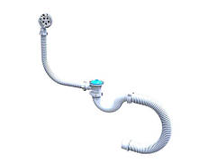 Сифон для ванн ультра для ванної (нержавіючий випуск 11/2 ) SV 02 ТМ SantehPlast