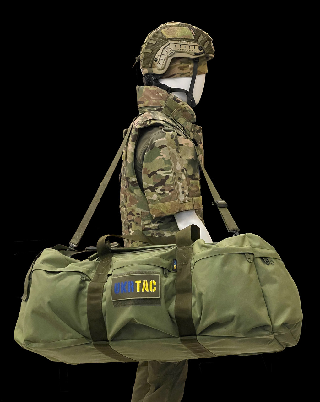 Тактична сумка-рюкзак, баул (Khaki) - фото 2 - id-p2022777372