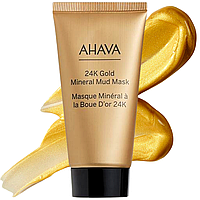 Минеральная маска с золотом для увлажнения и разглаживания кожи лица Ahava 24K Gold Mineral Mud Mask 50 мл