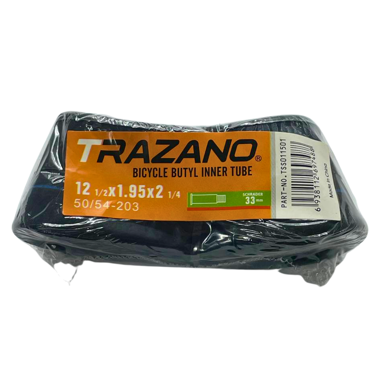 Камера 12 1/2х1.95х2 1/4, 50-54 203 вентиль 33 мм Trazano