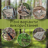 Дощовик (пончо) плащ-палатка (тент) військовий тактичний з чохлом піксель водонепроникний водовідштовхувальний, фото 3