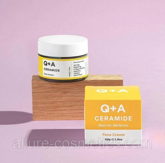 Захисний крем для обличчя з керамідами Q+A Ceramide Face Cream 50g, фото 1