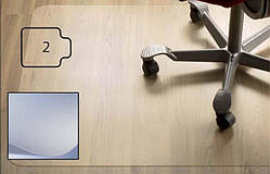 Захисний килимок PC, для гладкої поверхні, 2,0 мм, 120 x 150 см *
