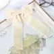 Вінтажна оксамитова заколка з бантом для волосся, фото 5