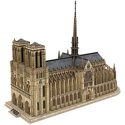 3D пазли конструктор "Нотр Дам де Парі", що відкривається Cubic Fun