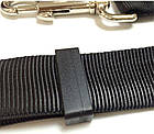 Автомобільний ремінь безпеки для собак з еластичною вставкою Чорний, фото 3