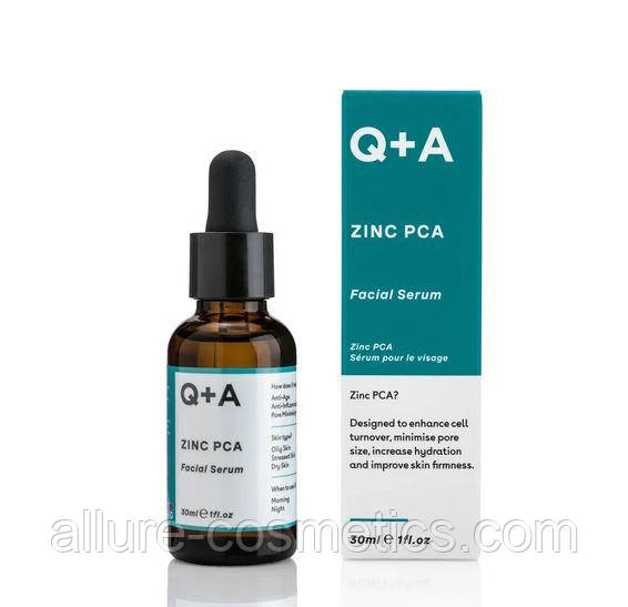 Сироватка для обличчя з цинком Q+A Zinc PCA Facial Serum 30ml, фото 1