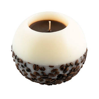 Декоративна ароматична свічка 58 годин у формі шару кавова