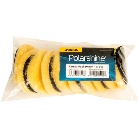 Полірувальний диск Mirka з натуральної овчини 80мм (7990771011), фото 2