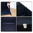 Автомобільний органайзер - саквояж у багажник з екошкіри 38 х 32 х 30 см Чорний, фото 10