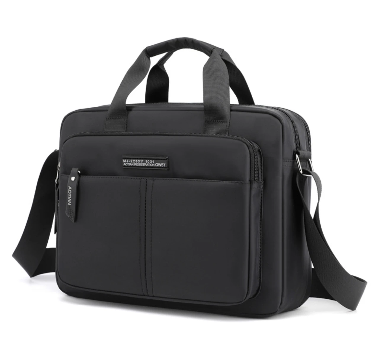 Сумка Чоловіча M&JJ Чорний 32х25х12 см (2033), фото 1