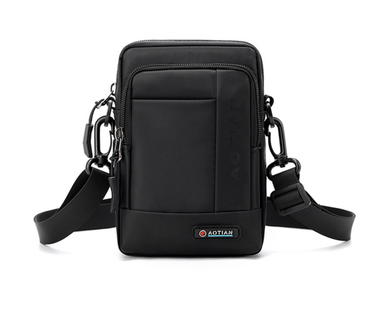 Сумка Чоловіча AOTIAN Чорний 19х11х8 см (2111), фото 1
