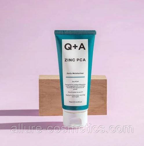 Зволожувальний крем для обличчя Q+A Zinc PCA Daily Moisturiser 75 мл, фото 1