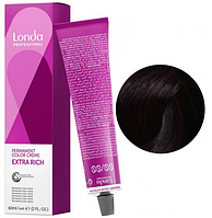 Крем-краска для волос Londa Permanent color 3/6 Темно-коричневый фиолетовый 60 мл