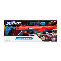 X-Shot Red Быстрострельный бластер Excel Hawk Eye (16 патронов)