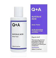 Тонер для лица с гликолевой кислотой Q+A Glycolic Acid Daily Toner 100ml