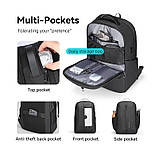 Рюкзак міський Mark Ryden MR3950 з відділом під ноутбук (Чорний), фото 3