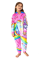 Кигуруми детский для девочки Мой маленький пони пижама плюшевый велюр My little pony на рост 128 см