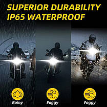 Світлодіодна лампа H4 LED Moto ближній/дальній 9 -16V 2000 Lm 6000 K, фото 5