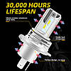 Світлодіодна лампа H4 LED Moto ближній/дальній 9 -16V 2000 Lm 6000 K, фото 7