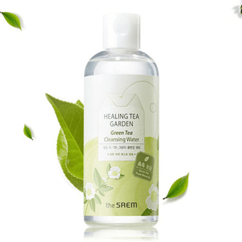 The Saem Healing Tea Garden Green Tea Lip & Eye Remover Засіб для зняття макіяжу, 300 мл