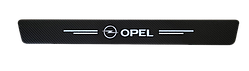 Наклейка на задній бампер карбонова Opel всі моделі та інші марки автомобілів 90х7см style2