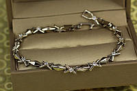 Браслет Xuping Jewelry рейтинг 15,5 см 4 мм серебристый