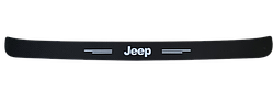 Наклейка на задній бампер заокруглена карбонова Jeep всі моделі та інші марки автомобілів 100х10см