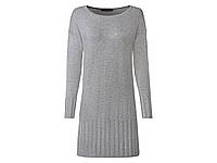 Платье тонкой вязки с вискозой для женщины Esmara 362455 M Серый